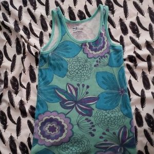 Girls flower tank top